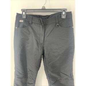 Obermeyer Women's Black Ski Snowboard Pants Insulated, Hydro block Size 4 Short